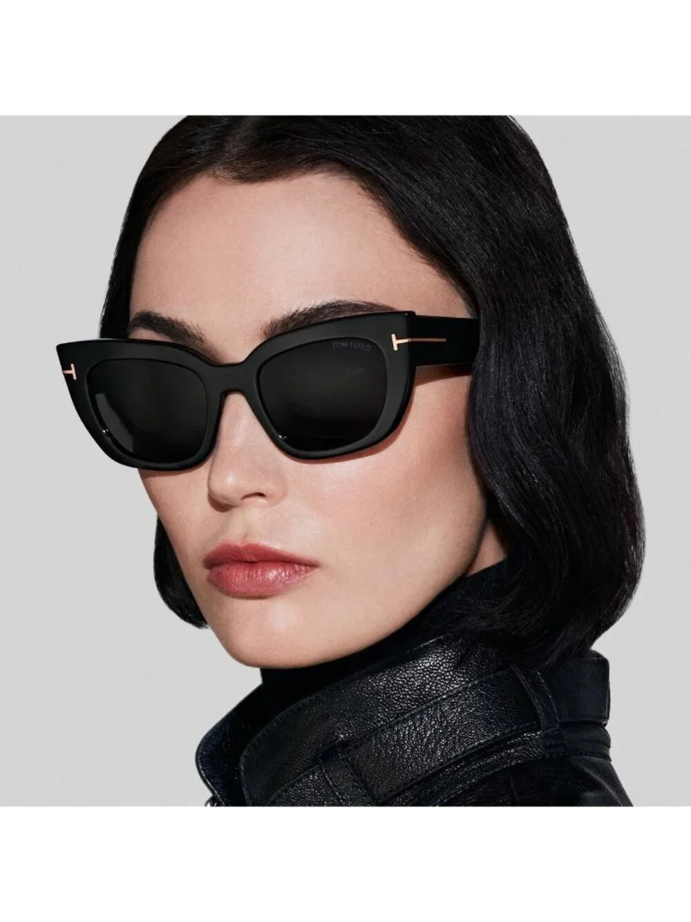 Tom Ford Athena FT1190 53E Cat Eye Sunglasses - Havana / Brown